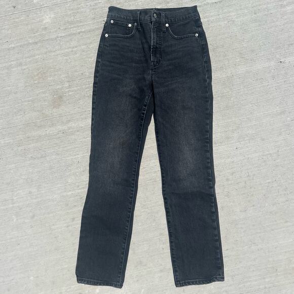Madewell the perfect vintage ankle jean black size 24 - Picture 3 of 8